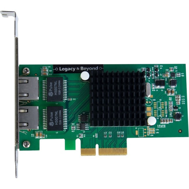SIIG Dual-Port Gigabit Ethernet PCIe 4-Lane Card - I350-T2 - LB-GE0014-S1
