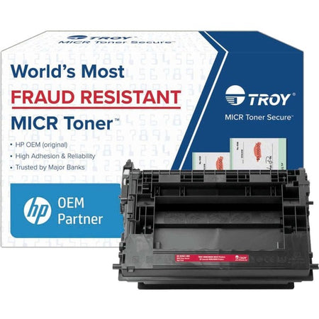 Troy Toner Secure Original MICR High Yield Laser Toner Cartridge - Alternative for Troy, HP - Black - 1 Pack - 02-82041-001