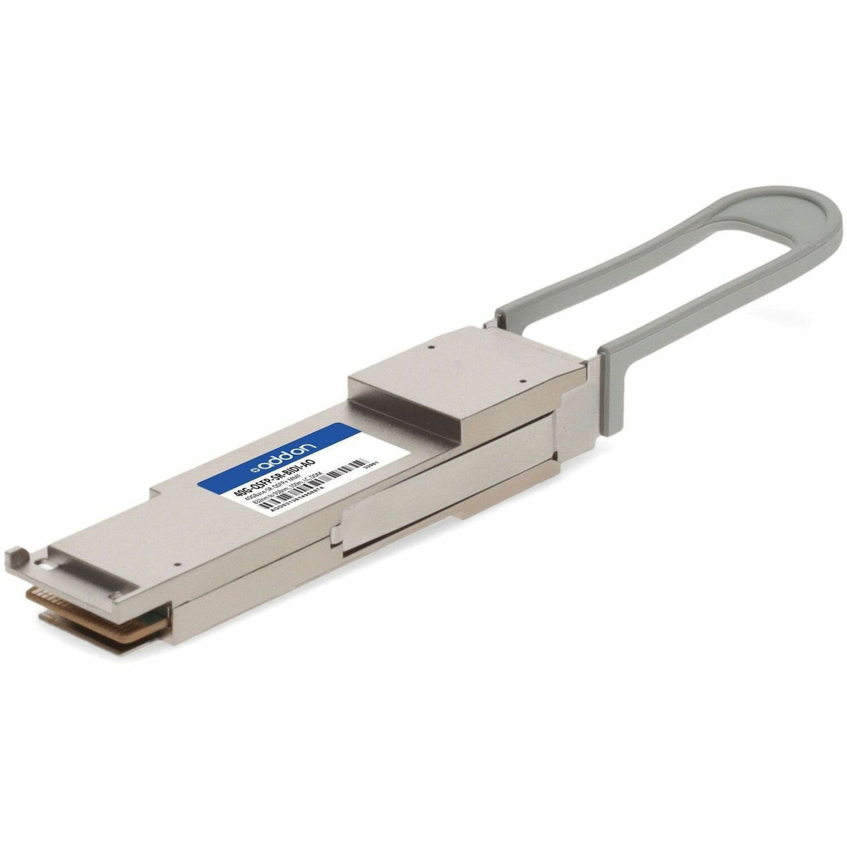 AddOn Brocade&reg; (Formerly) 40G-QSFP-SR-BIDI Compatible TAA 40GBase-SR QSFP+ Transceiver (MMF, 832nm to 918nm, 150m, LC, DOM) - 40G-QSFP-SR-BIDI-AO