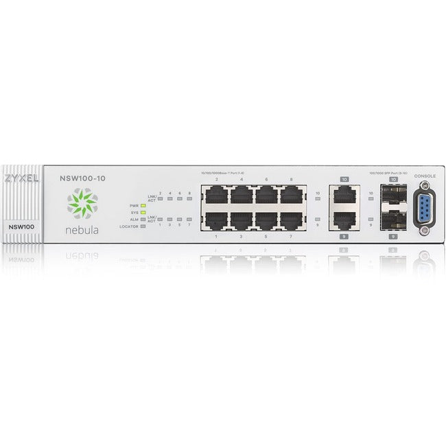 ZYXEL 8-port GbE Nebula Cloud Managed Switch - NSW100-10