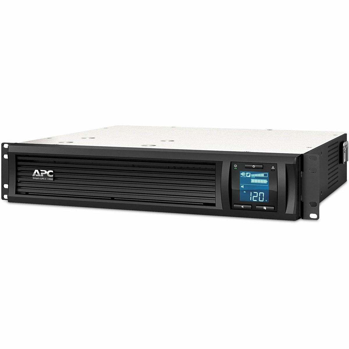 APC Smart-UPS C, Line Interactive, 1000VA, Rackmount 2U, 120V, 6x NEMA 5-15R outlets, SmartConnect port, USB and Serial communication, AVR,Graphic LCD - SMC1000-2UC