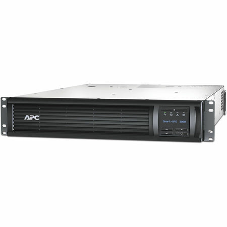 APC Smart-UPS, Line Interactive, 3kVA, Rackmount 2U, 120V, 6x NEMA 5-15R+2x NEMA 5-20R outlets, SmartConnect Port+SmartSlot, AVR, LCD - SMT3000RM2UC