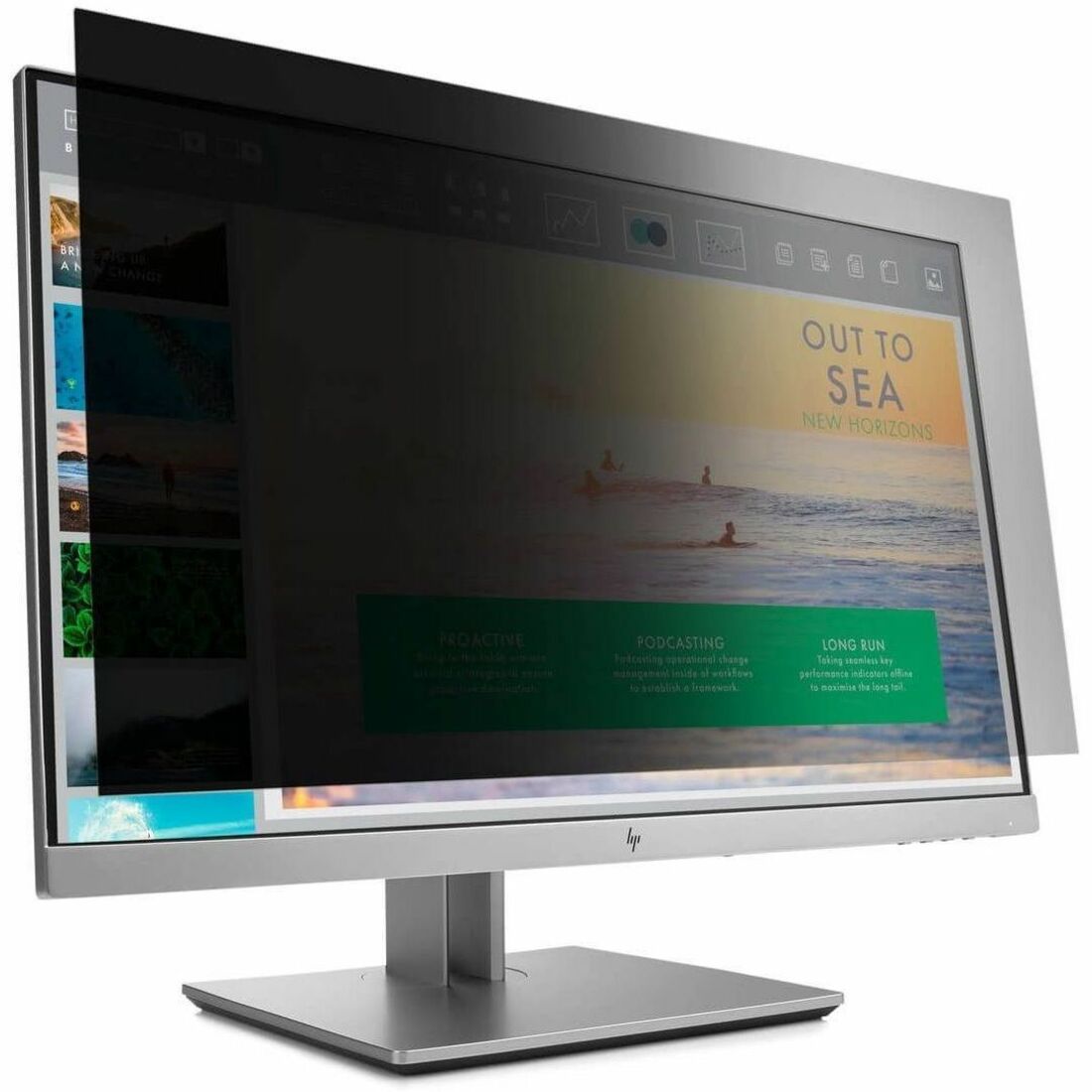 Targus 4Vu Privacy Screen for HP EliteDisplay E233 and HP Z23n G2, Landscape Clear - AST051GLZ