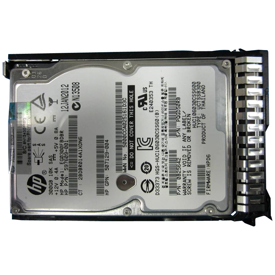 Total Micro 300 GB Hard Drive - 2.5" Internal - SAS (6Gb/s SAS) - 653955-001-TM