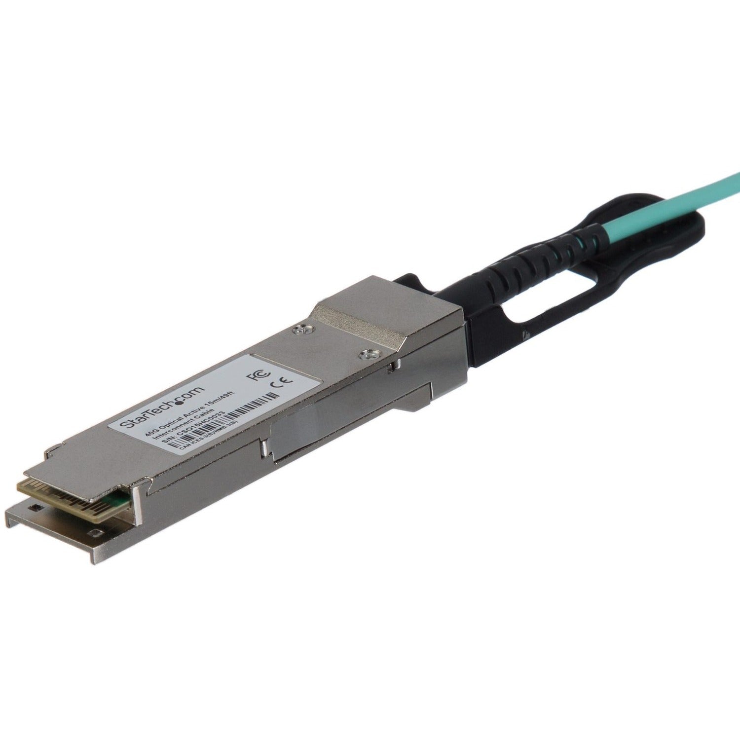 StarTech.com Cisco QSFP-H40G-AOC15M Compatible 15m 40G QSFP+ to SFP AOC Cable - 40GbE QSFP+ Active Optical Fiber 40Gbps QSFP + Cable 49.2' - QSFPH40GAO15