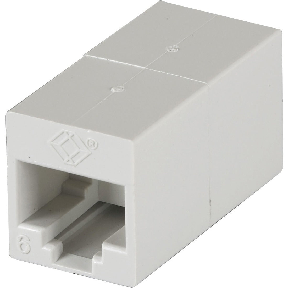 Black Box Cat.6 Unshielded Straight-Pin Coupler - White - FM606