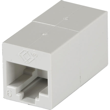 Black Box Cat.6 Unshielded Straight-Pin Coupler - White - FM606