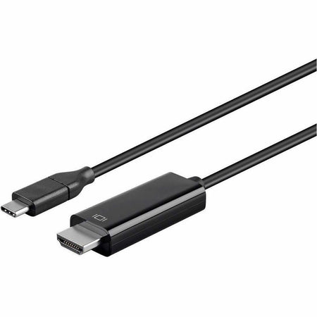 Monoprice USB-C to HDMI Cable - 10.8Gbps, 4K@30Hz, Thunderbolt 4/3 Compatible, Black, 3ft - 24440