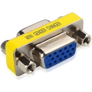 Axiom HD15 VGA Mini Gender Changer F/F (Coupler) - HD15VGAFFC-AX