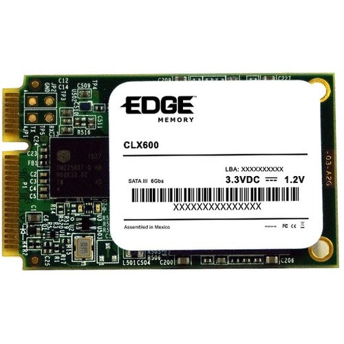 EDGE CLX600 60 GB Solid State Drive - mSATA (MO-300) Internal - SATA (SATA/600) - TAA Compliant - PE254551