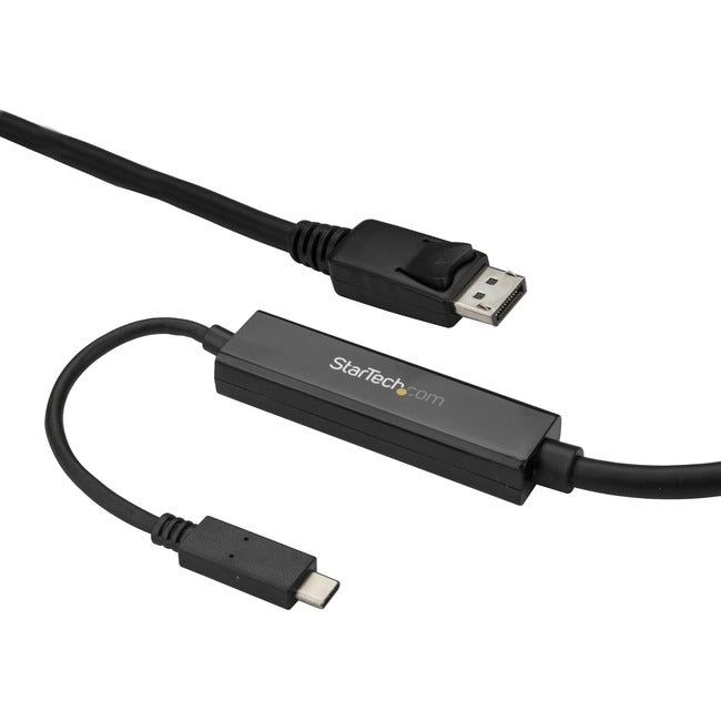 StarTech.com 9.8ft/3m USB C to DisplayPort 1.2 Cable 4K 60Hz - USB Type-C to DP Video Adapter Monitor Cable HBR2 - TB3 Compatible - Black - CDP2DPMM3MB