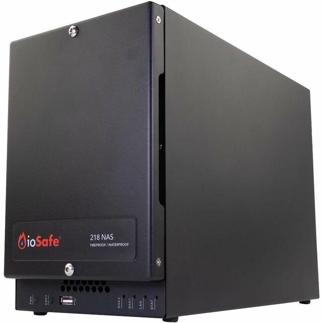 ioSafe 218 SAN/NAS Server with Enterprise Class Hard Drives - 218-E2TB1YRPRO