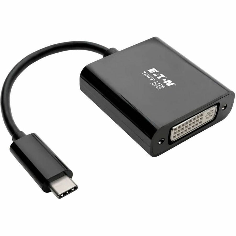 Eaton Tripp Lite Series USB-C to DVI Adapter with Alternate Mode - DP 1.2, Black - U444-06N-DVIBAM