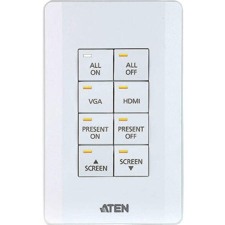 ATEN Control System - 8-button Keypad (US, 1 Gang)-TAA Compliant - VK108US