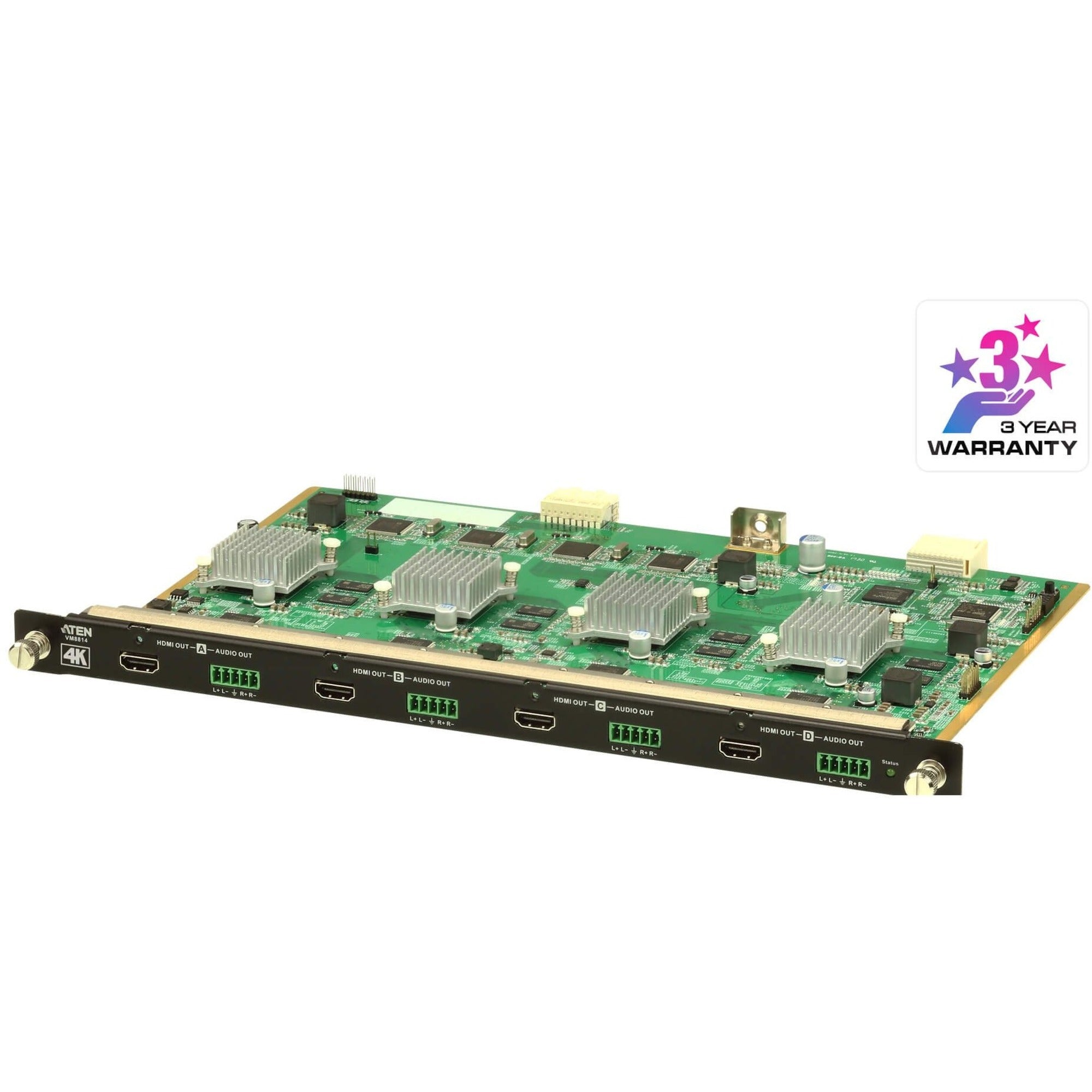 ATEN VM8814 4-Port 4K HDMI Output Board with Scaler - VM8814