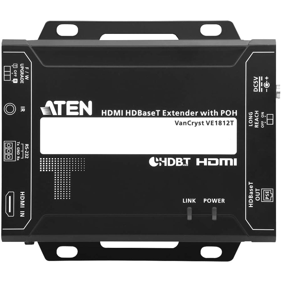 ATEN HDMI HDBaseT Transmitter with POH (4K@100m) (HDBaseT Class A)-TAA Compliant - VE1812T