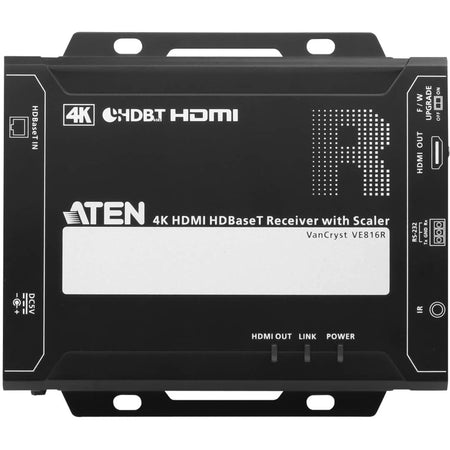 ATEN 4K HDMI HDBaseT Receiver with Scaler-TAA Compliant - VE816R