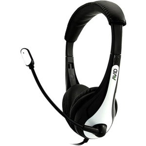 AVID AE-36 HEADSET WITH NOISE CANCELLING MIC & 3.5MM PLUG WHITE - 1EDUAE36WHITE