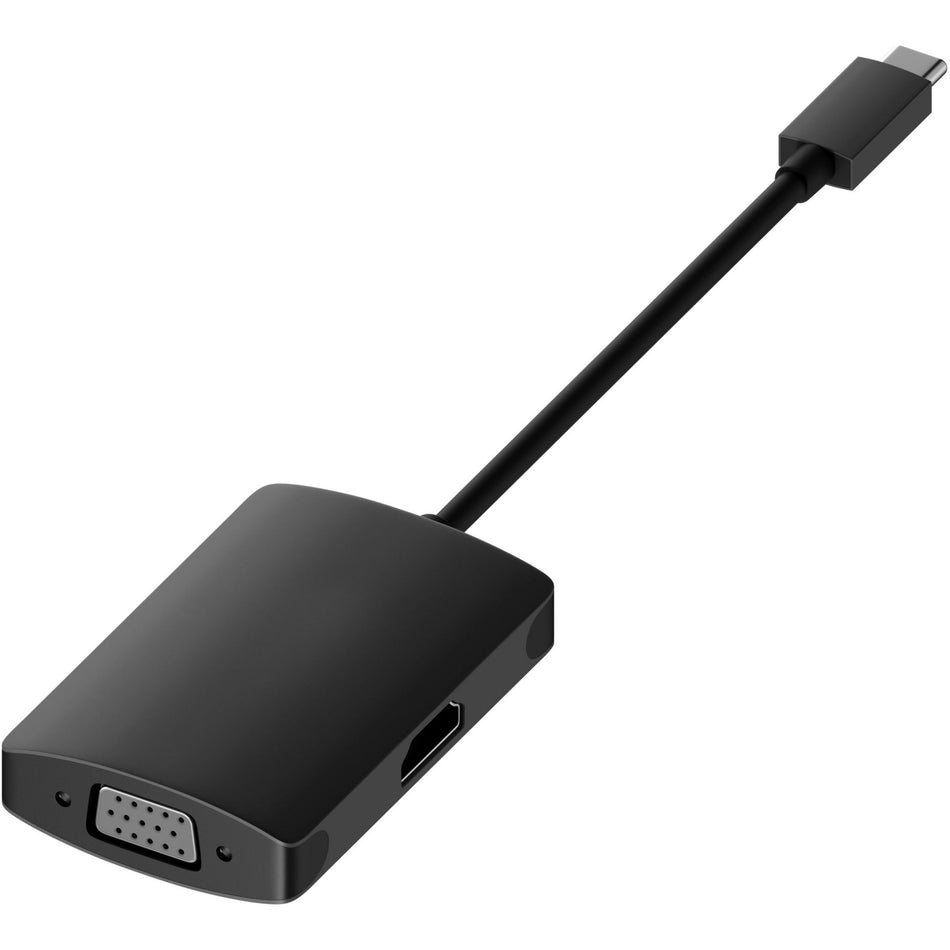 Unirise 2 in 1 USB Type C to VGA F + HDMI F Adapter - USBC-2IN1-VH
