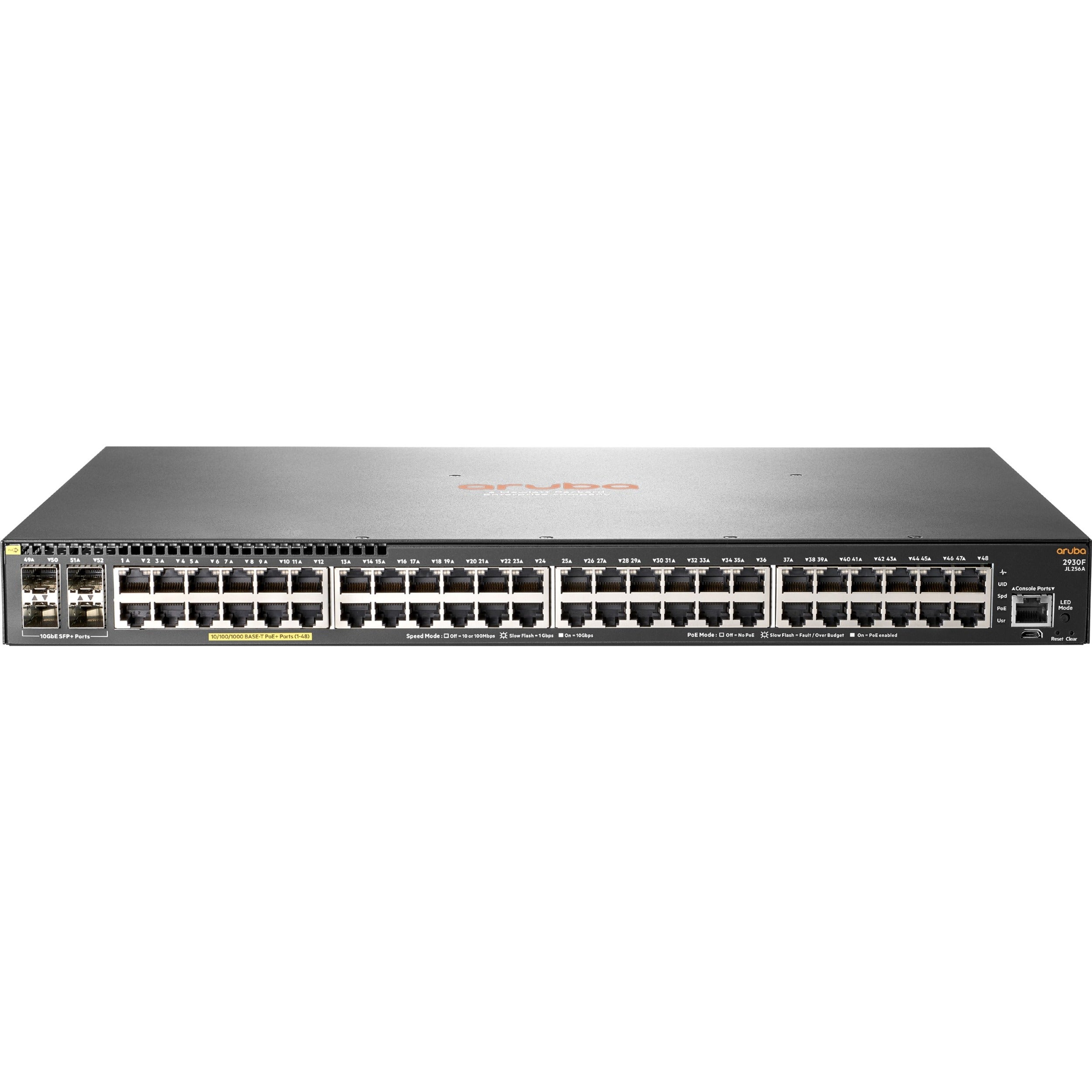 Aruba 2930F 48G PoE+ 4SFP+ 740W Switch - JL558A#ABA