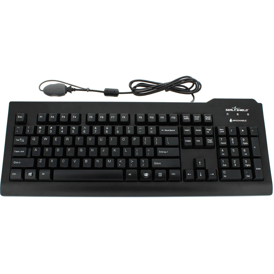Seal Shield Silver Seal Glow Waterproof Keyboard Long Cable - SSKSV207GL