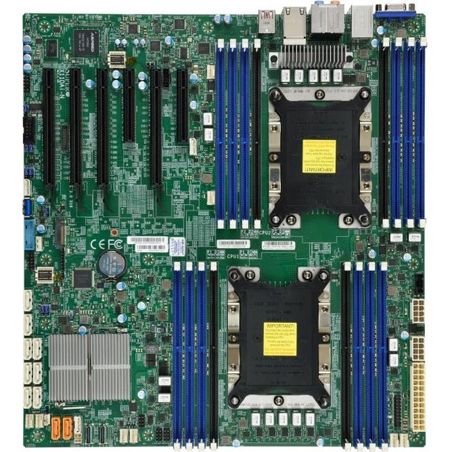 Supermicro X11DAi-N Workstation Motherboard - Intel C621 Chipset - Socket P LGA-3647 - Extended ATX - MBD-X11DAI-N-B