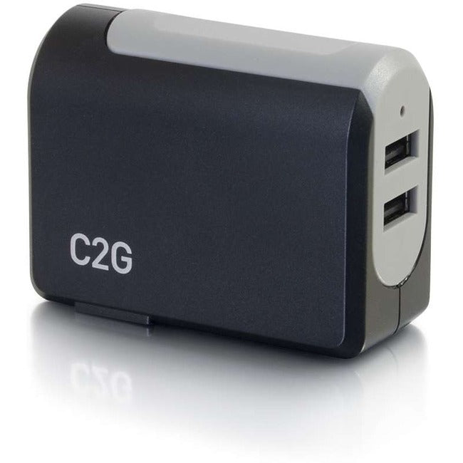 C2G 2-Port USB Wall Charger - AC Power Adapter - 20276