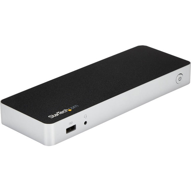 StarTech.com Dual Monitor USB C Docking Station w/ 60W Power Delivery - USB 3.1 Gen 1 Type C to HDMI or DVI - 5x USB - Windows Laptop Dock - MST30C2HHPD