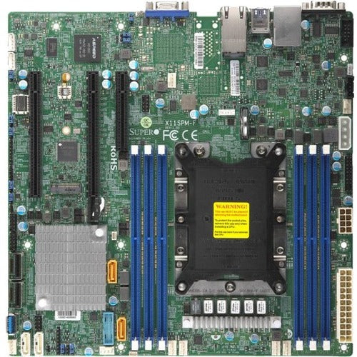 Supermicro X11SPM-F Server Motherboard - Intel C621 Chipset - Socket P LGA-3647 - Micro ATX - MBD-X11SPM-F-O