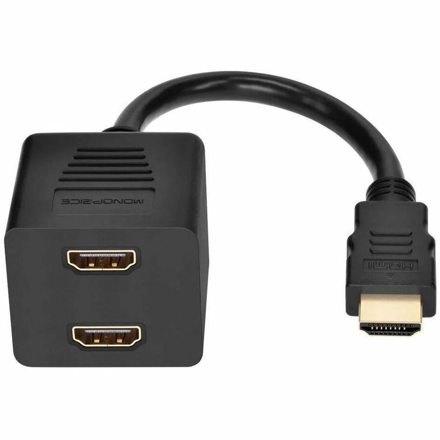 Monoprice Video/Audio Splitter - HDMI Male to 2x HDMI Female - 2522
