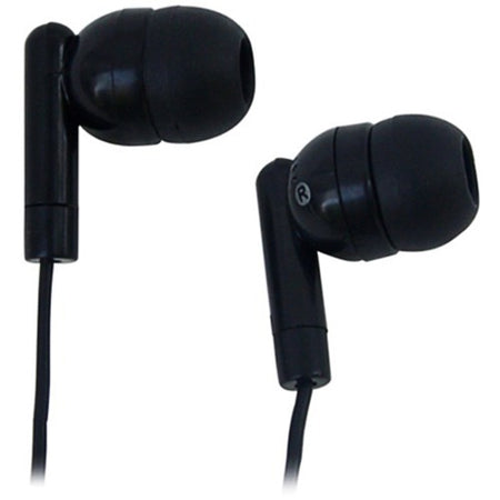 AVID AE-215 LIGHTWEIGHT 1 USE EARBUD WITH SILICONE EAR TIPS - 1AE215HPBLKSTK