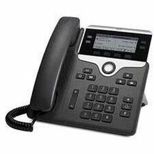 Cisco 7841 IP Phone - Corded - Corded - Wall Mountable, Desktop, Tabletop - Charcoal - TAA Compliant - CP-7841-NC-K9=