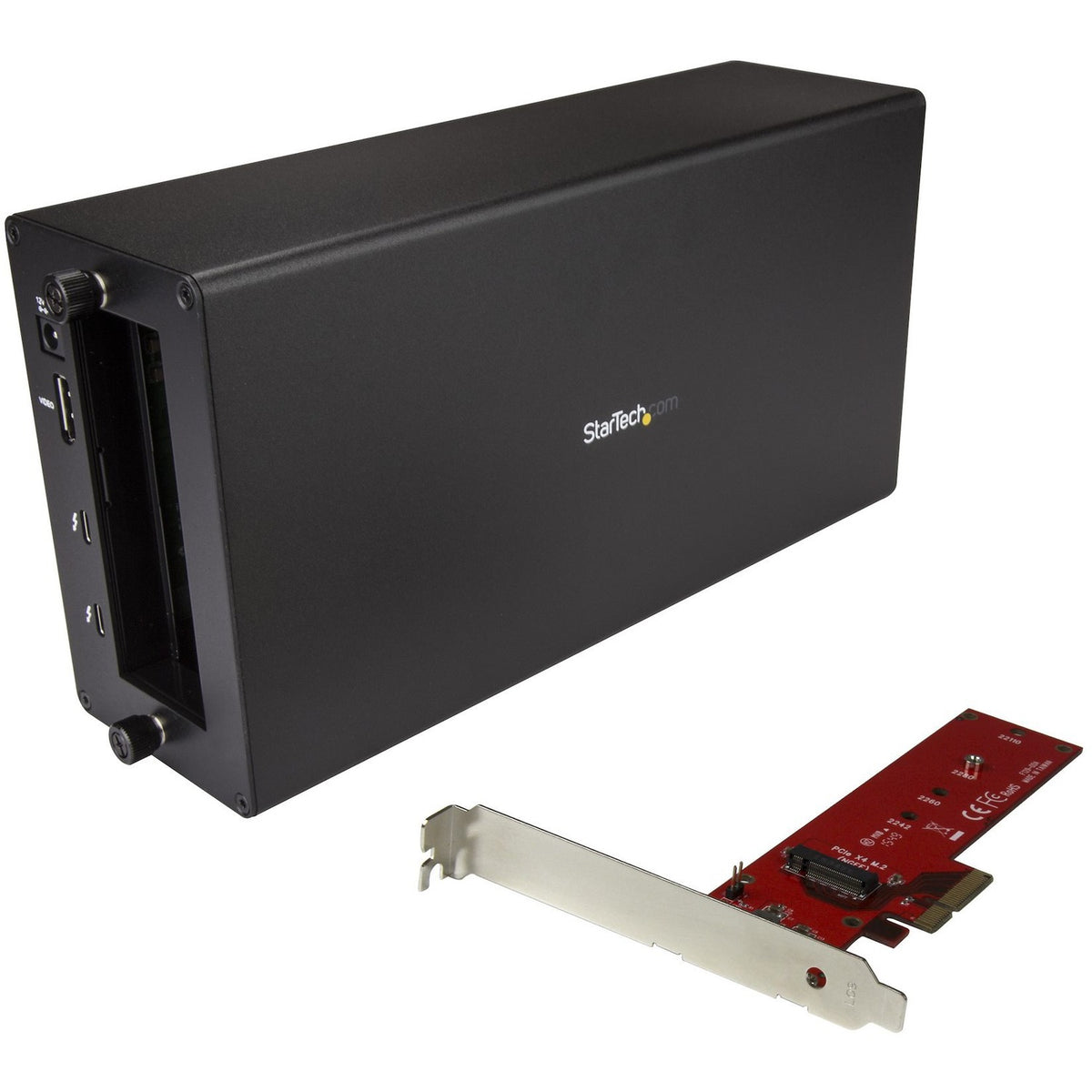 StarTech.com Thunderbolt 3 to M.2 adapter - External PCI Express Enclosure - Chassis plus card - BNDTB4M2E1