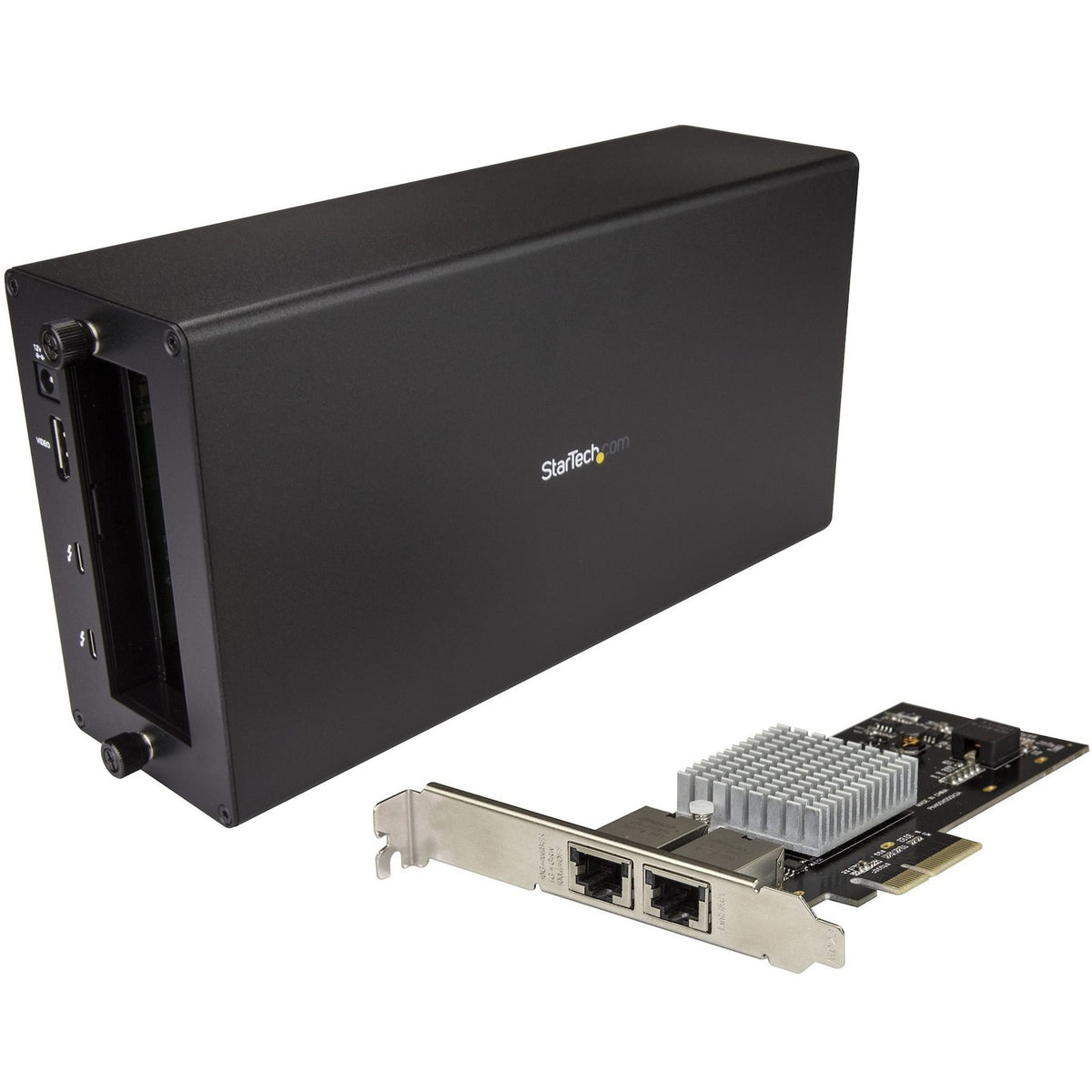 StarTech.com Thunderbolt 3 to 2-port 10GbE NIC Chassis - External PCIe Enclosure plus Card - BNDTB310GNDP