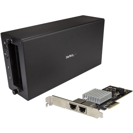 StarTech.com Thunderbolt 3 to 2-port 10GbE NIC Chassis - External PCIe Enclosure plus Card - BNDTB310GNDP