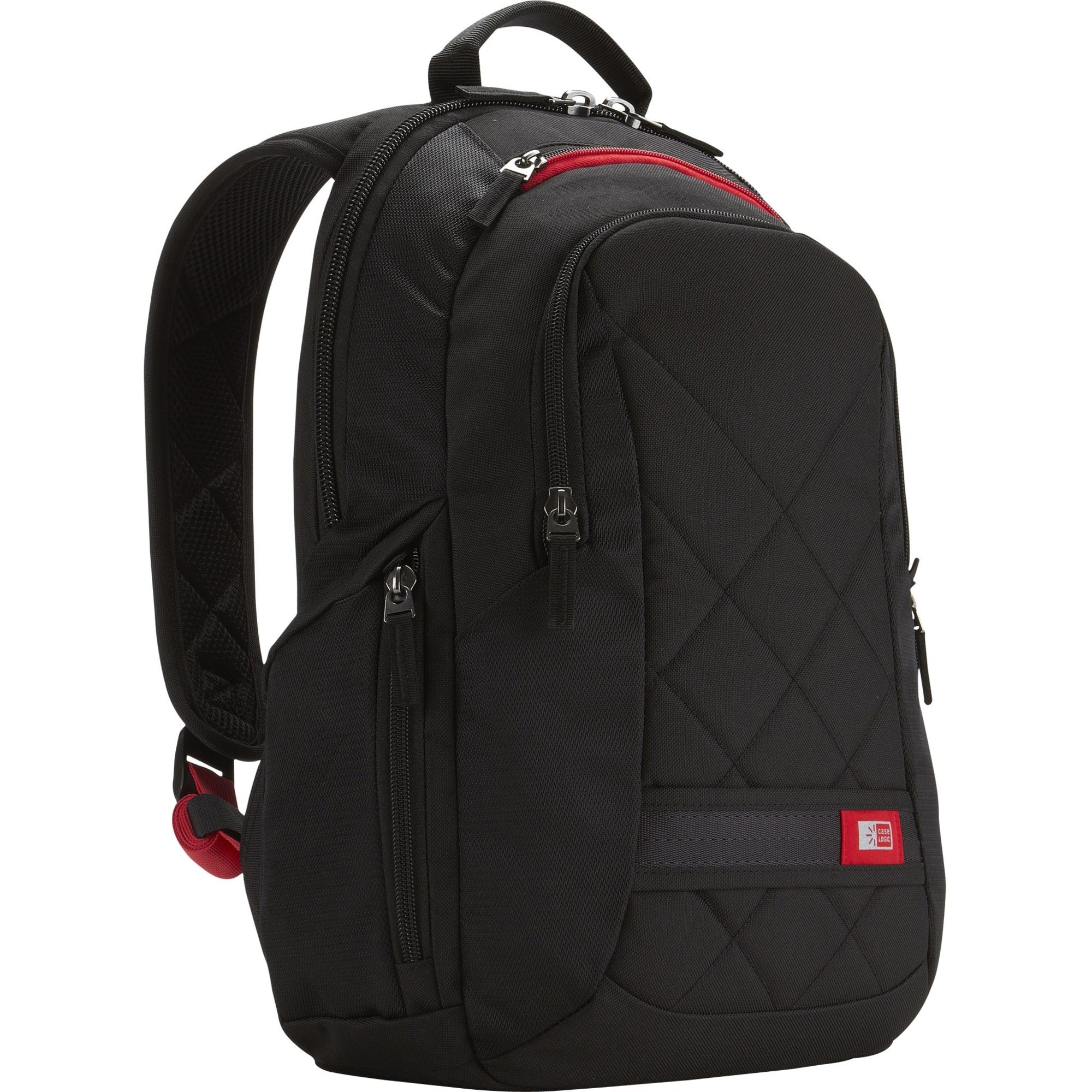 Case Logic DLBP-114 Carrying Case (Backpack) for 13" to 15" Apple Cell Phone, iPod, Accessories, Notebook, MacBook - Black - 3201265