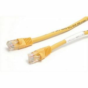 StarTech.com 6 ft Yellow Molded Cat5e UTP Patch Cable - M45PATCH6YL