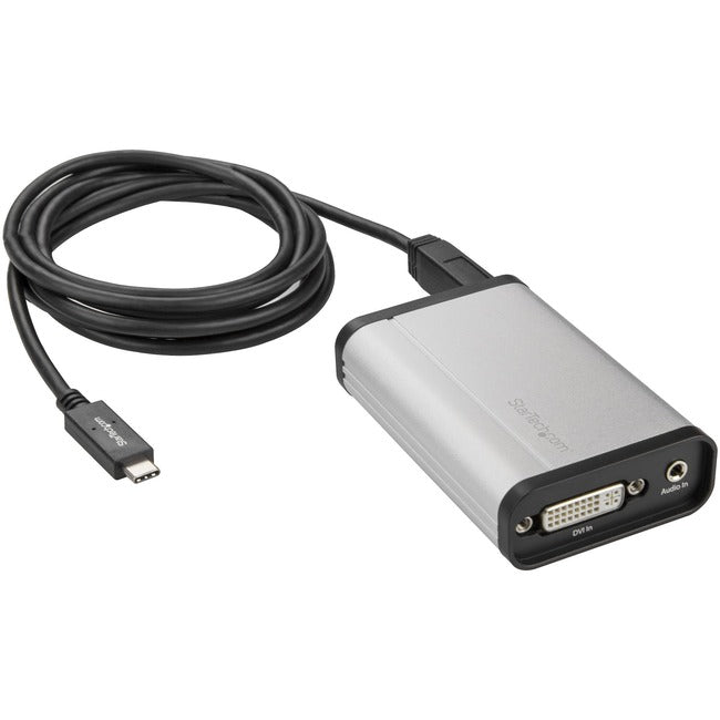 StarTech.com DVI to USB C Video Capture Device - USB Capture Card - Windows and Mac - DirectShow Compatible - 1080p 60fps - USBC2DVCAPRO - USBC2DVCAPRO