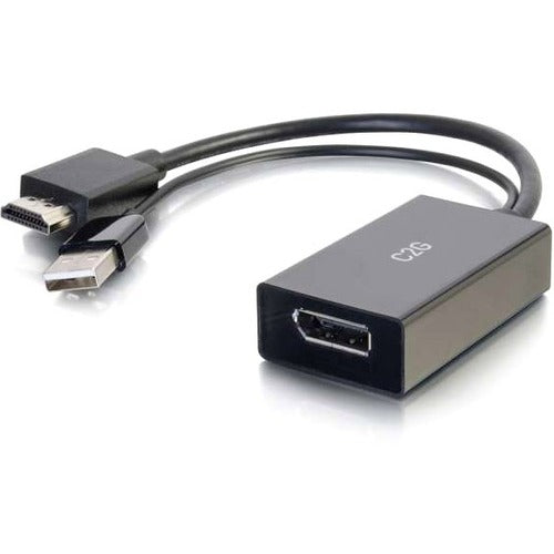 C2G 4K HDMI to DisplayPort Adapter - HDMI to DP Active Video Adapter - M/F - 22323