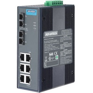 Advantech 6G+2G MM Unmanaged Ethernet Switch - EKI-2728M-BE