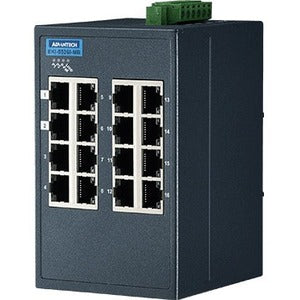 Advantech 16 Port Entry-Level Managed Switch Support Modbus/TCP W/Wide temp - EKI-5526I-MB-AE