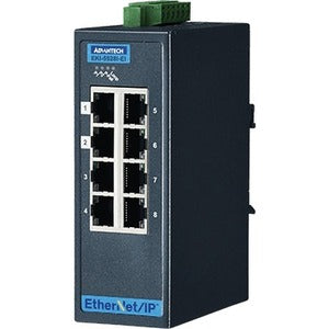 Advantech 8 Port Entry-level Managed Switch Support EtherNet/IP w/wide Temp - EKI-5528I-EI-AE