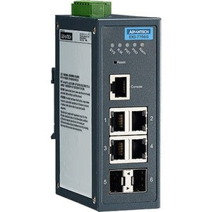 Advantech 4GE+2G SFP Managed Ethernet Switch - EKI-7706G-2F-AE