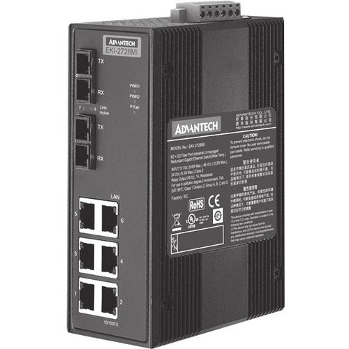 Advantech EKI-2728MI Ethernet Switch - EKI-2728MI-BE