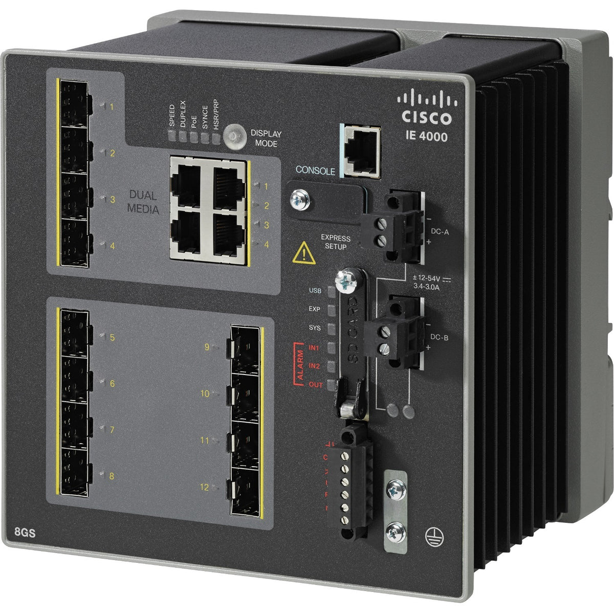 Cisco IE-4000-8GS4G-E Ethernet Switch - IE-4000-8GS4G-E-RF