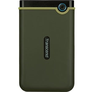 Transcend StoreJet 25M3 TS-1TSJ25M3G 1 TB Portable Hard Drive - 2.5" External - Military Green - TS1TSJ25M3G