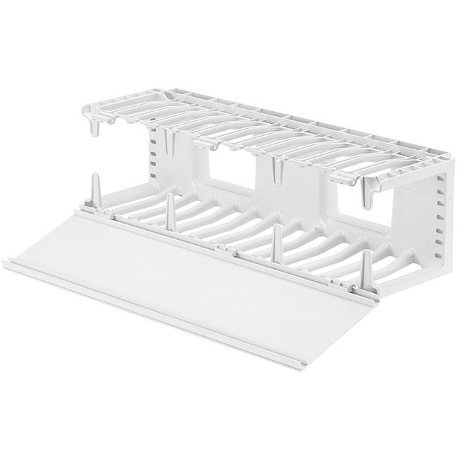 Panduit NetManager HC Horizontal Single Sided Manager, 3RU, White - NMF3WH