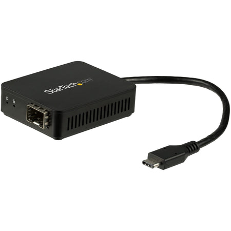 StarTech.com USB C to Fiber Optic Converter - Open SFP - USB 3.0 Gigabit Ethernet Network Adapter - 1000BASE-SX/LX - Windows / Mac / Linux - US1GC30SFP