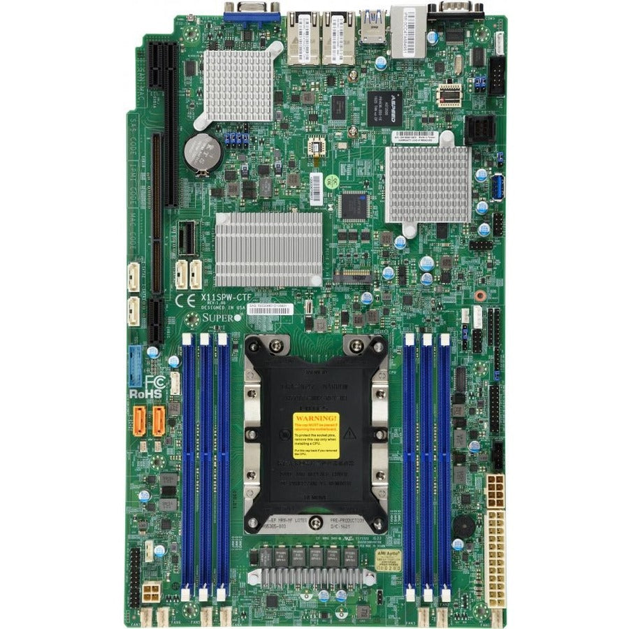Supermicro X11SPW-TF Server Motherboard - Intel C622 Chipset - Socket P LGA-3647 - Proprietary Form Factor - MBD-X11SPW-TF-B
