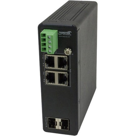 Transition Networks Unmanaged Hardened Gigabit Ethernet PoE+ Switch - SISTP1040-342-LRT